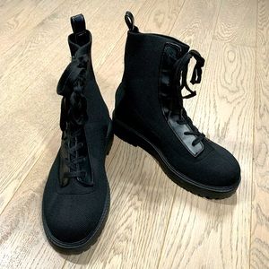 ASOS Black sock style hiking boot